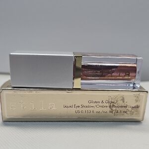Stila Glisten and Glow Liquid Eyeshadow In Shade Oasis Rose Gold Bronze ColorNEW